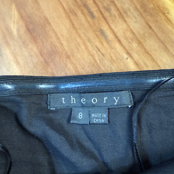 Theory Women's Romper 8 Linen Designer Bree Strapless Viscose Career QQ12 - Picture 3 of 5